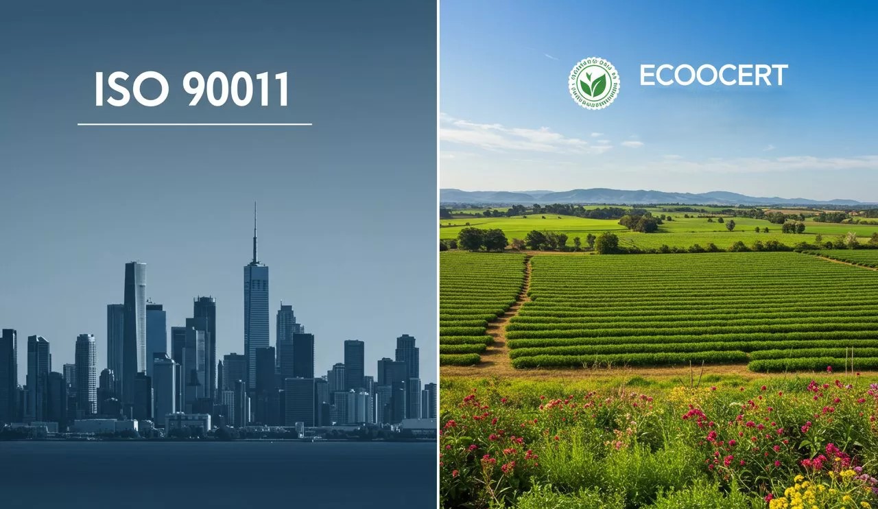 Essential Oil Export Certifications: Comparing ISO 9001 with ECOCERT Requirements