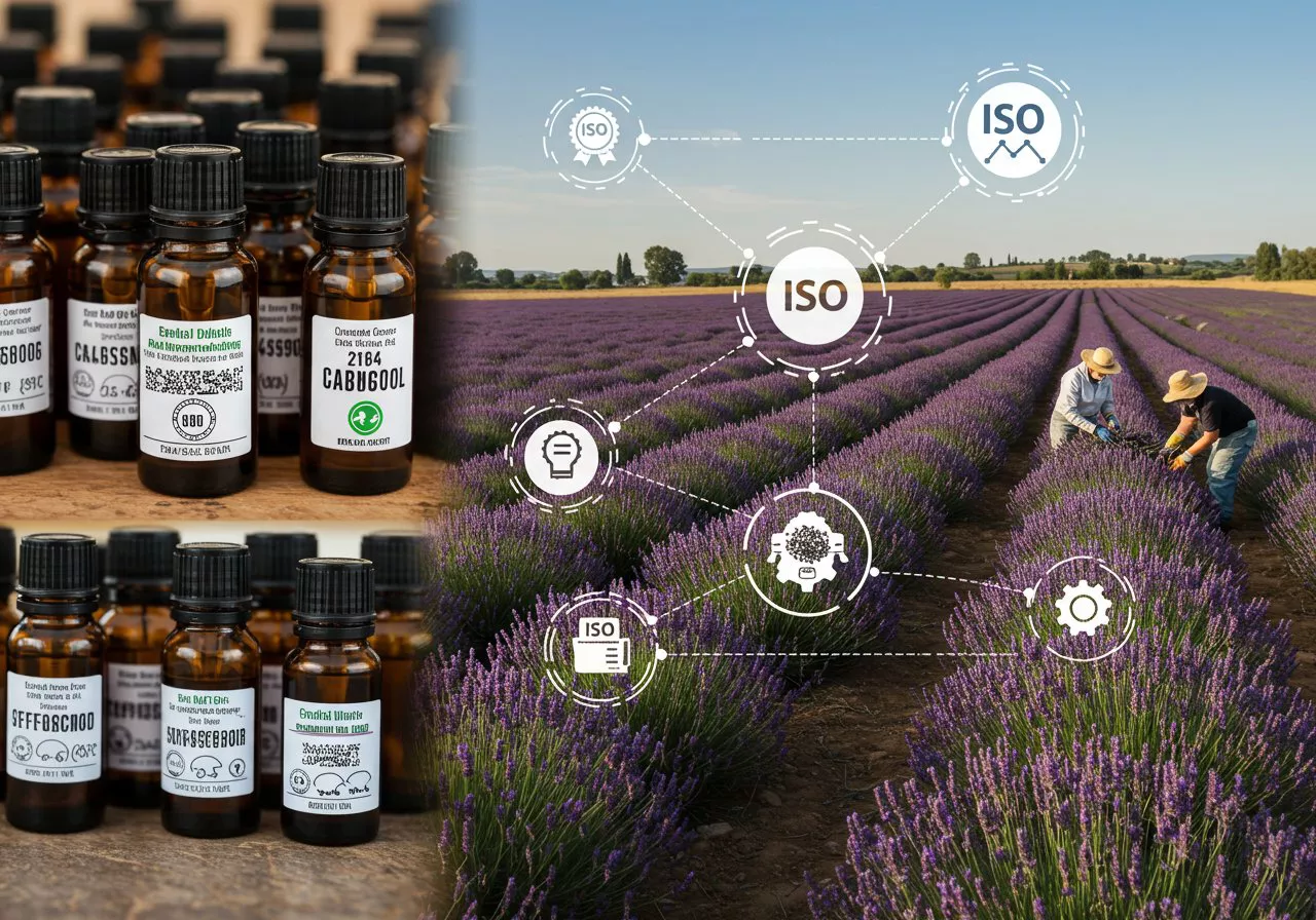 Batch traceability systems in essential oil production: ISO requirements vs market realities